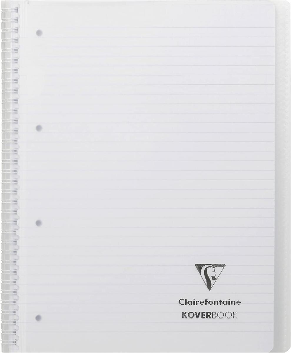 Caderno de Argolas Koverbook Din A4, 90g, Cores Sortidas, 80 Folhas Clairefontaine 8