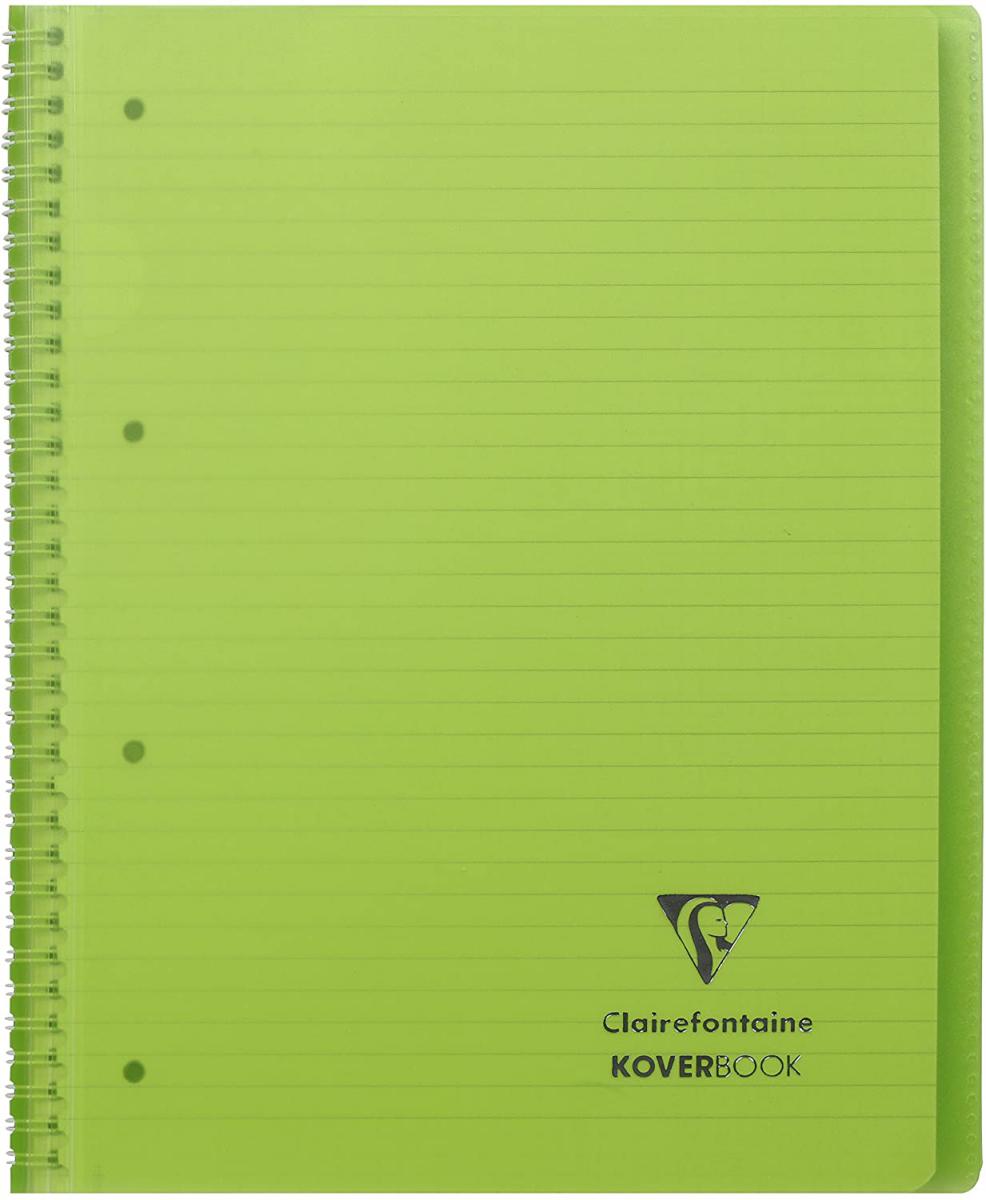 Caderno de Argolas Koverbook Din A4, 90g, Cores Sortidas, 80 Folhas Clairefontaine 9