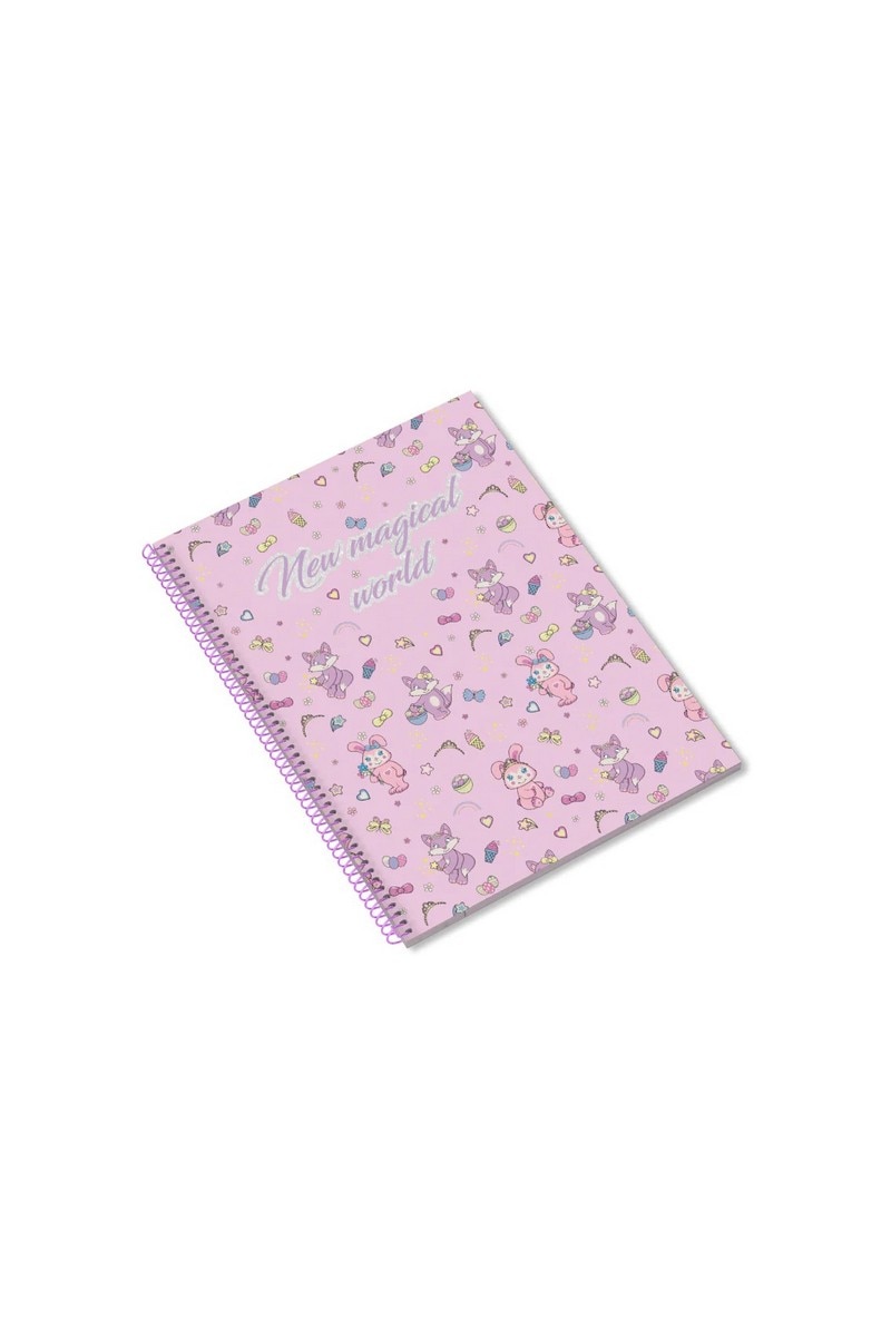 Caderno Espiral A4 Pautado Magical World 4