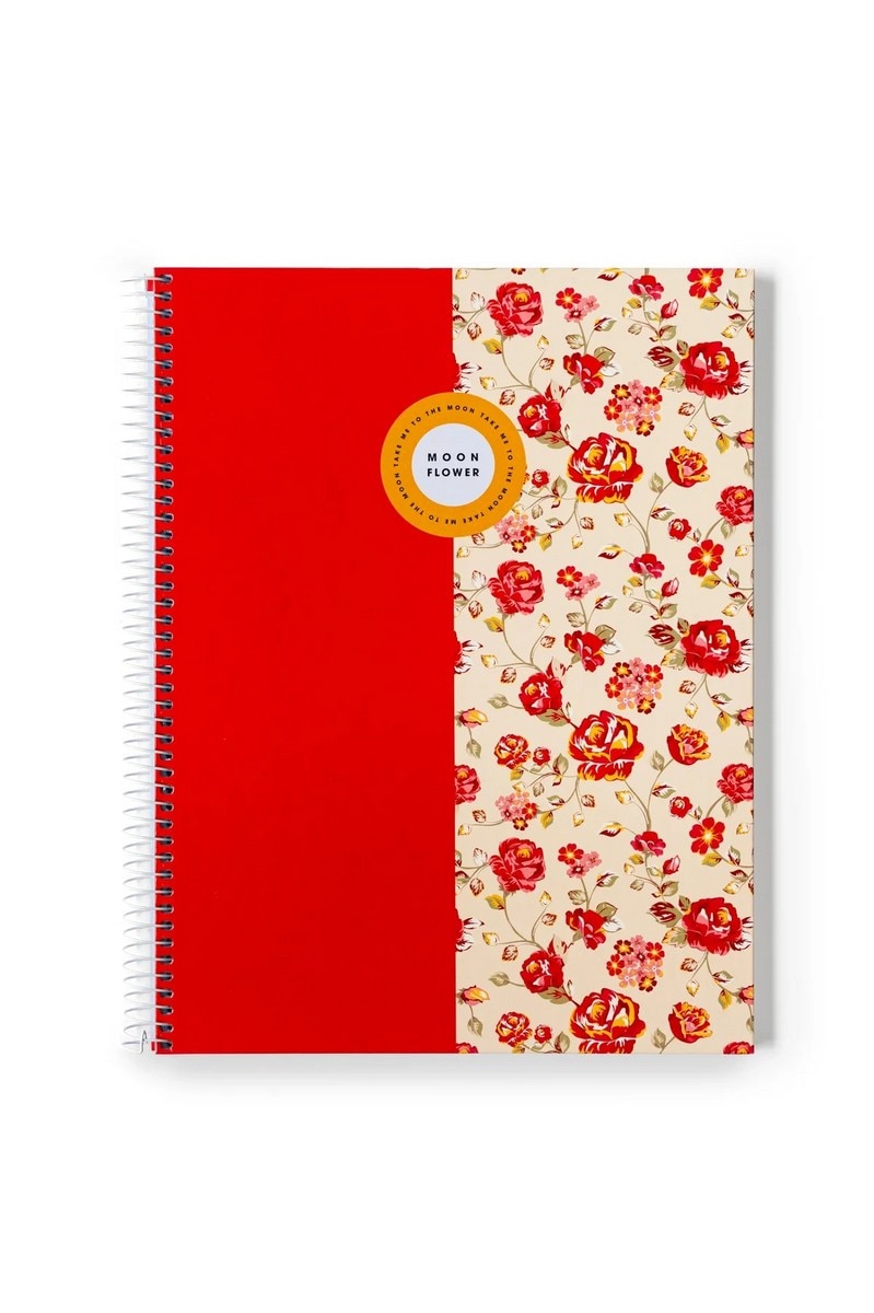 Caderno Espiral A4 Quadriculado Moonflower 1