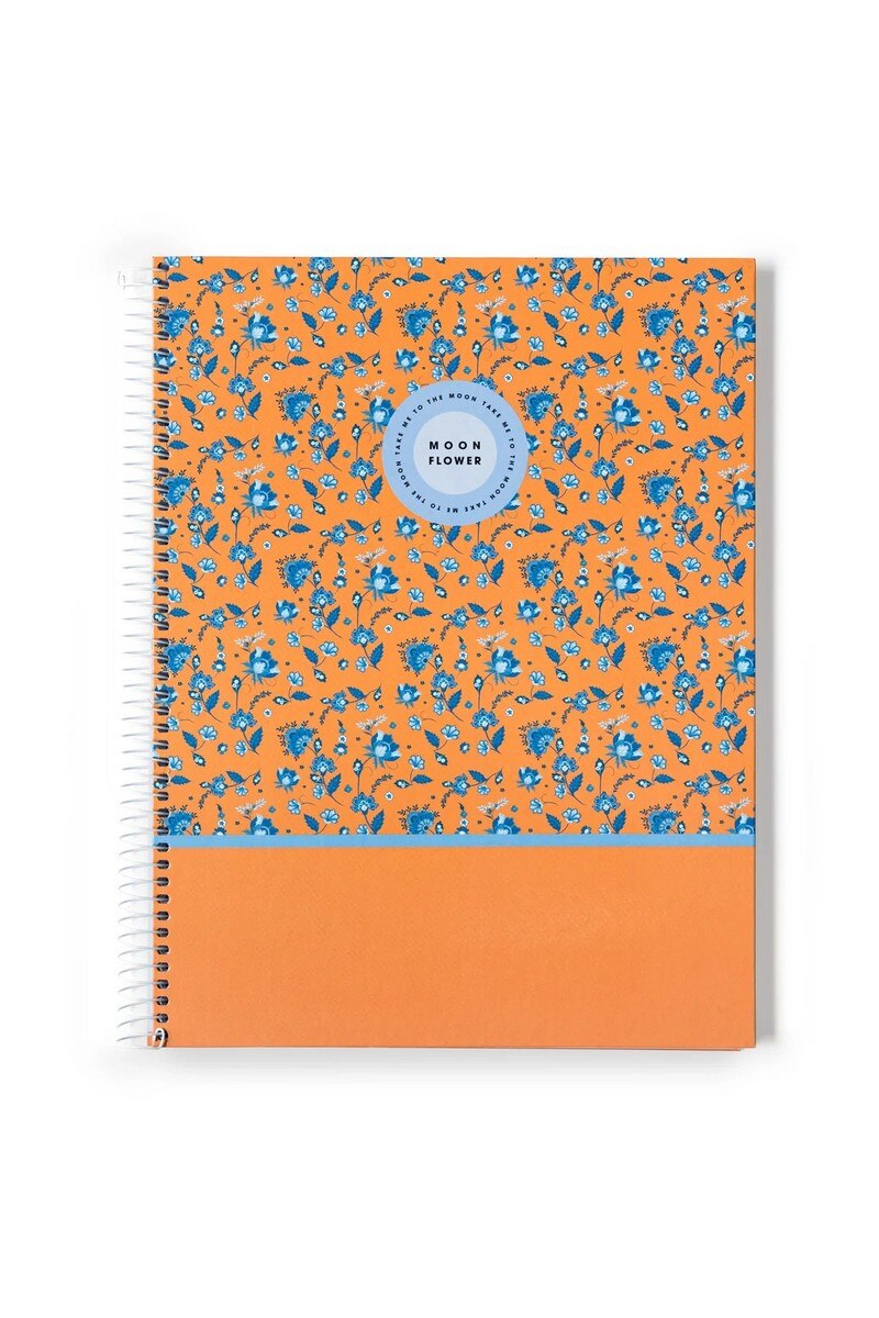 Caderno Espiral A4 Quadriculado Moonflower 2