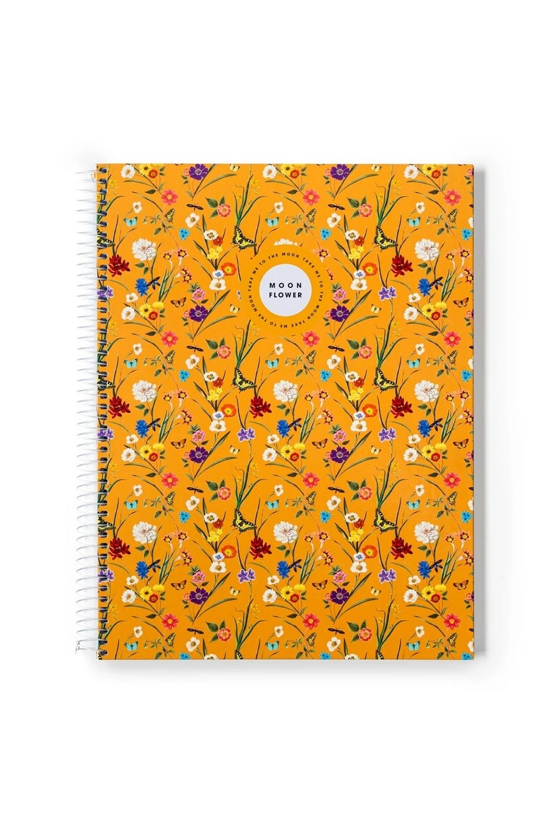 Caderno Espiral A4 Quadriculado Moonflower 3