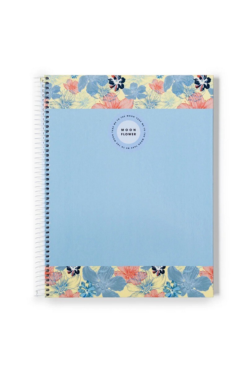 Caderno Espiral A4 Quadriculado Moonflower 4