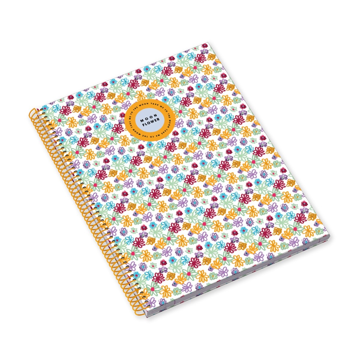 Caderno A5 Espiral Teen Moonflower Ambar 3