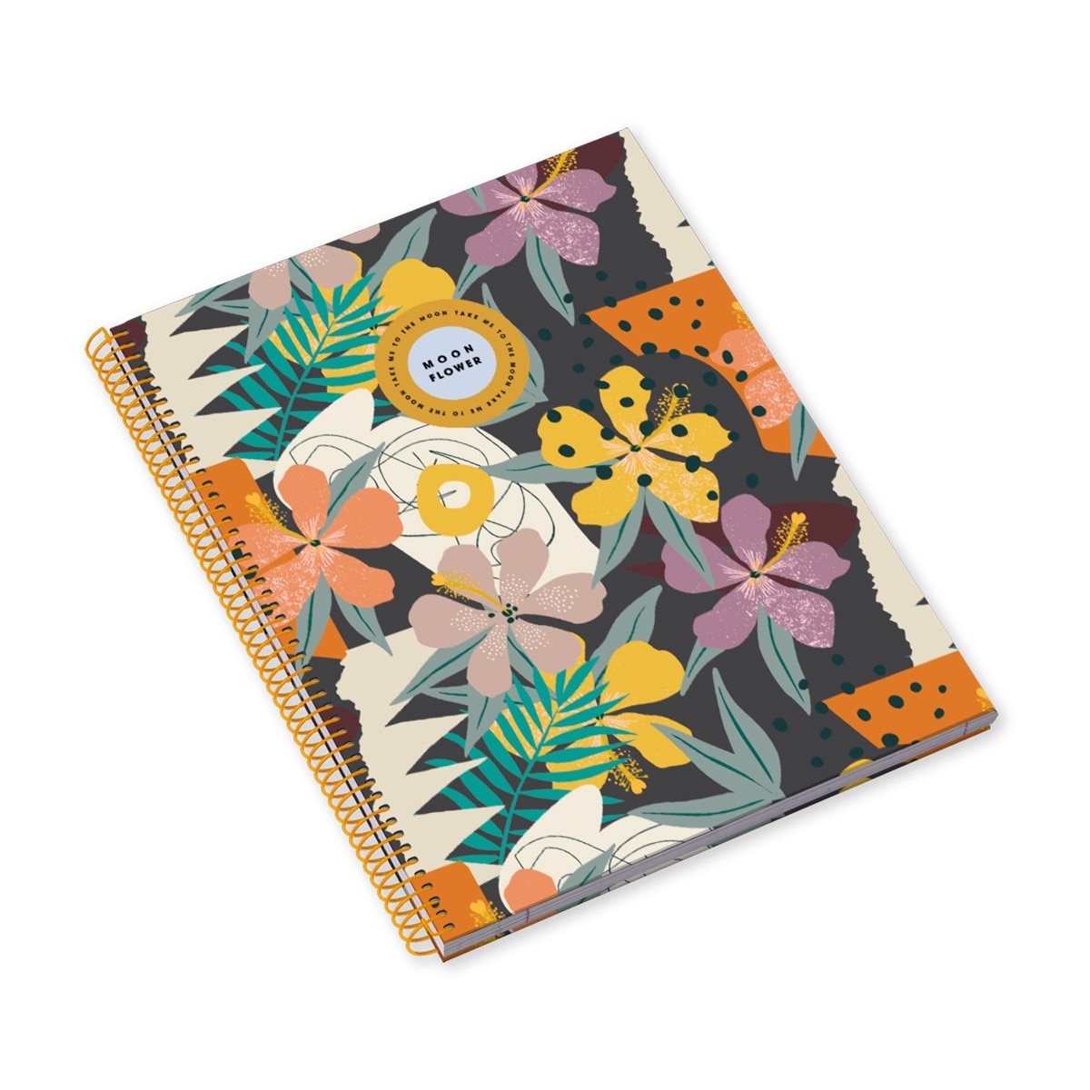 Caderno A5 Espiral Teen Moonflower Ambar 4