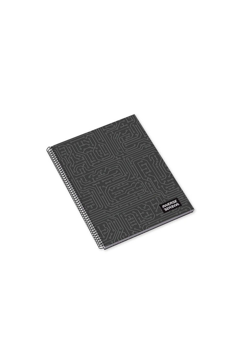 Caderno Espiral A5 Quadriculado Teen Inverse 1