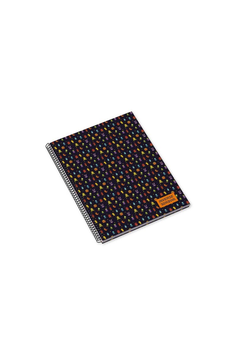 Caderno Espiral A5 Quadriculado Teen Inverse 2