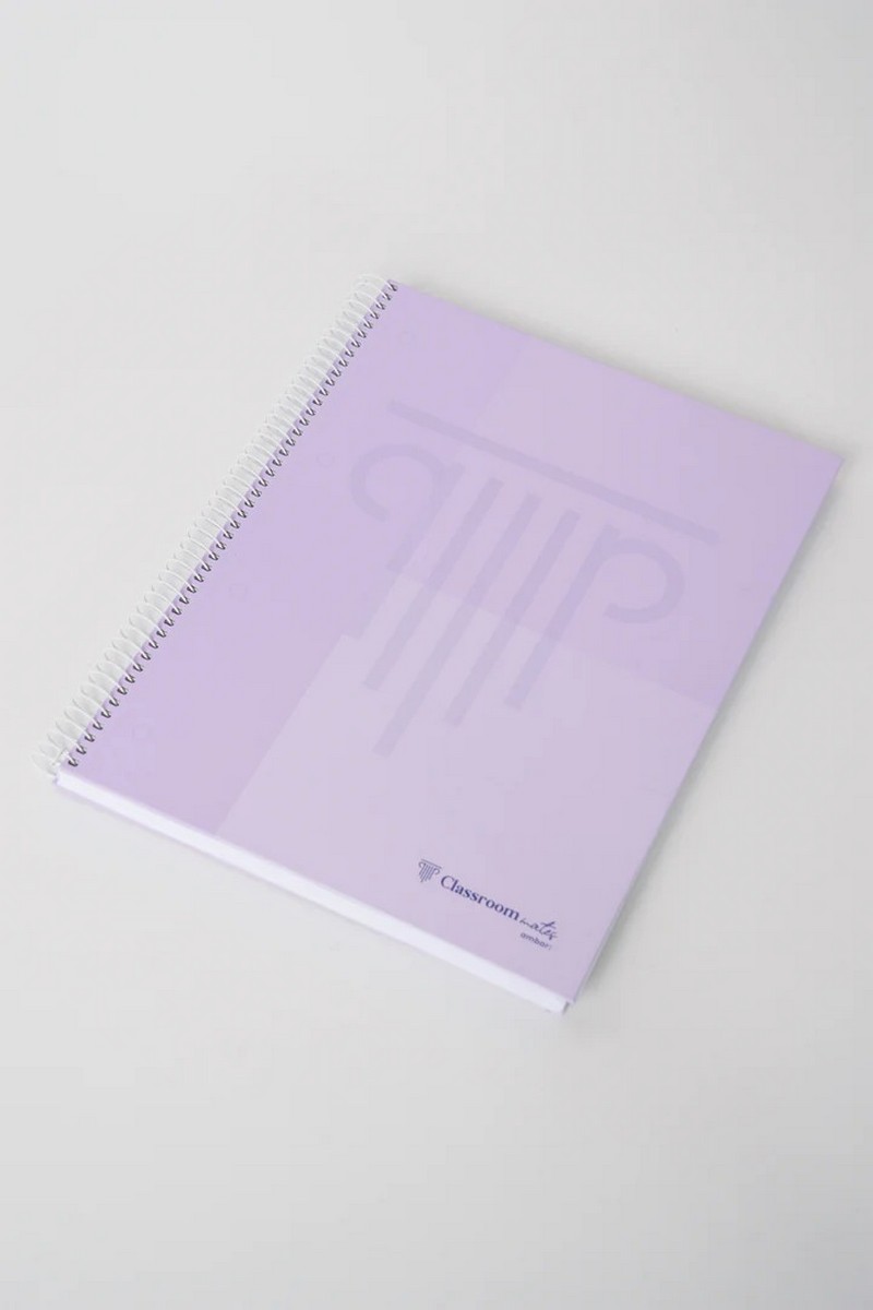 Caderno Espiral A4 Pautado ClassroomMates Pastel Ambar 4