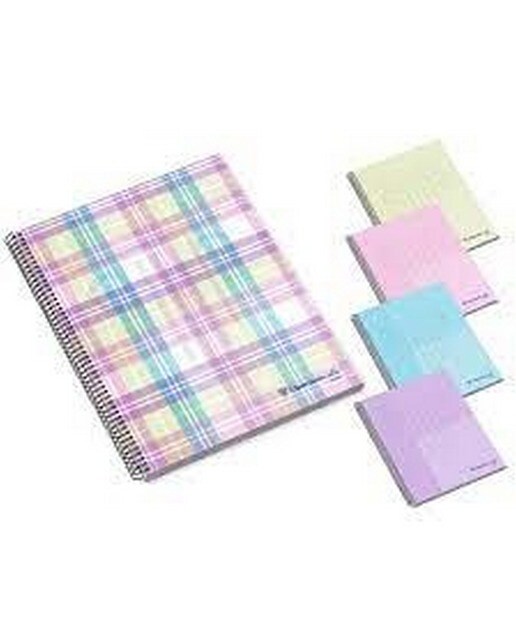 Caderno Espiral A4 Quadriculado ClassroomMates Pastel Ambar 1