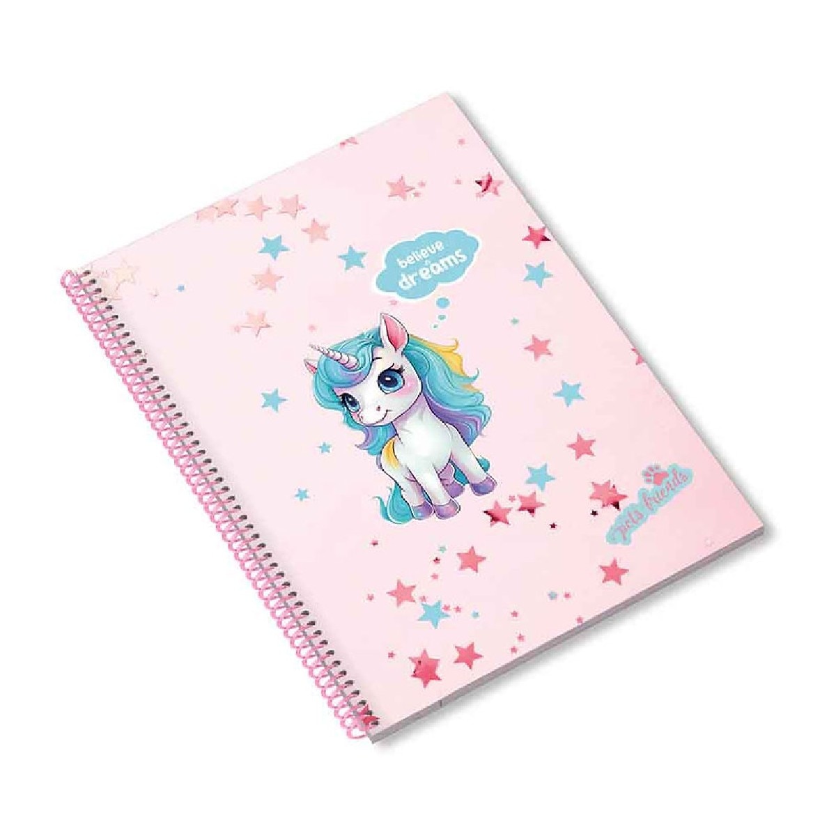 Caderno Espiral A5 80F Believe in Dreams Pautado 3