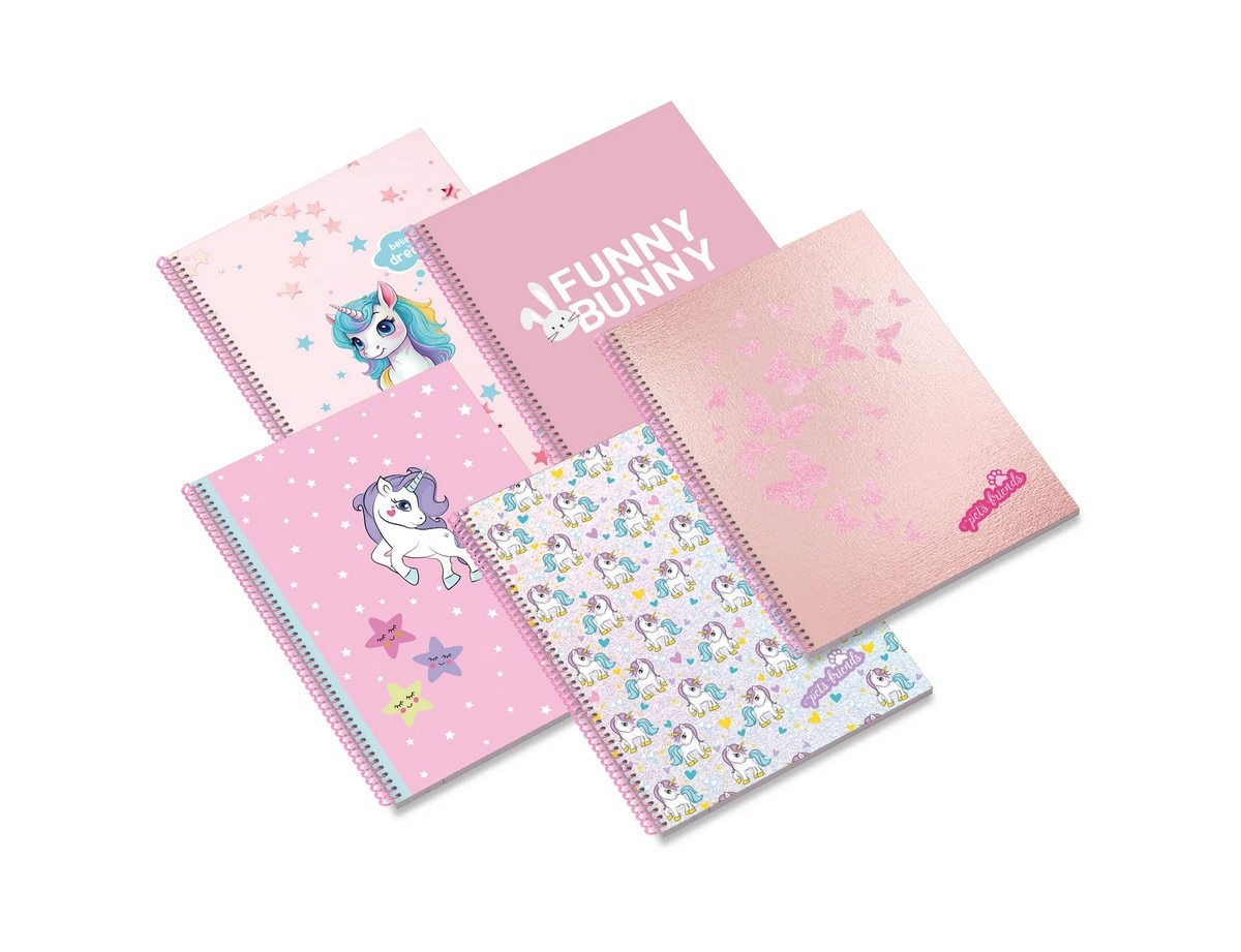 Caderno Espiral A5 80F Believe in Dreams Pautado Ambar 1