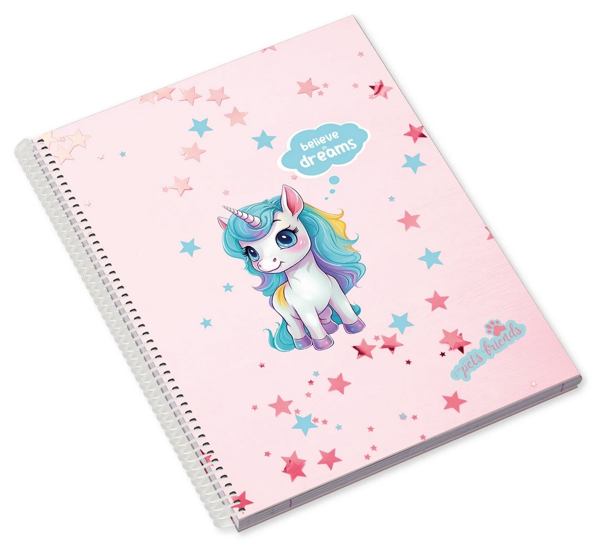 Caderno Espiral A4 80F Believe in Dreams Quadriculado 5