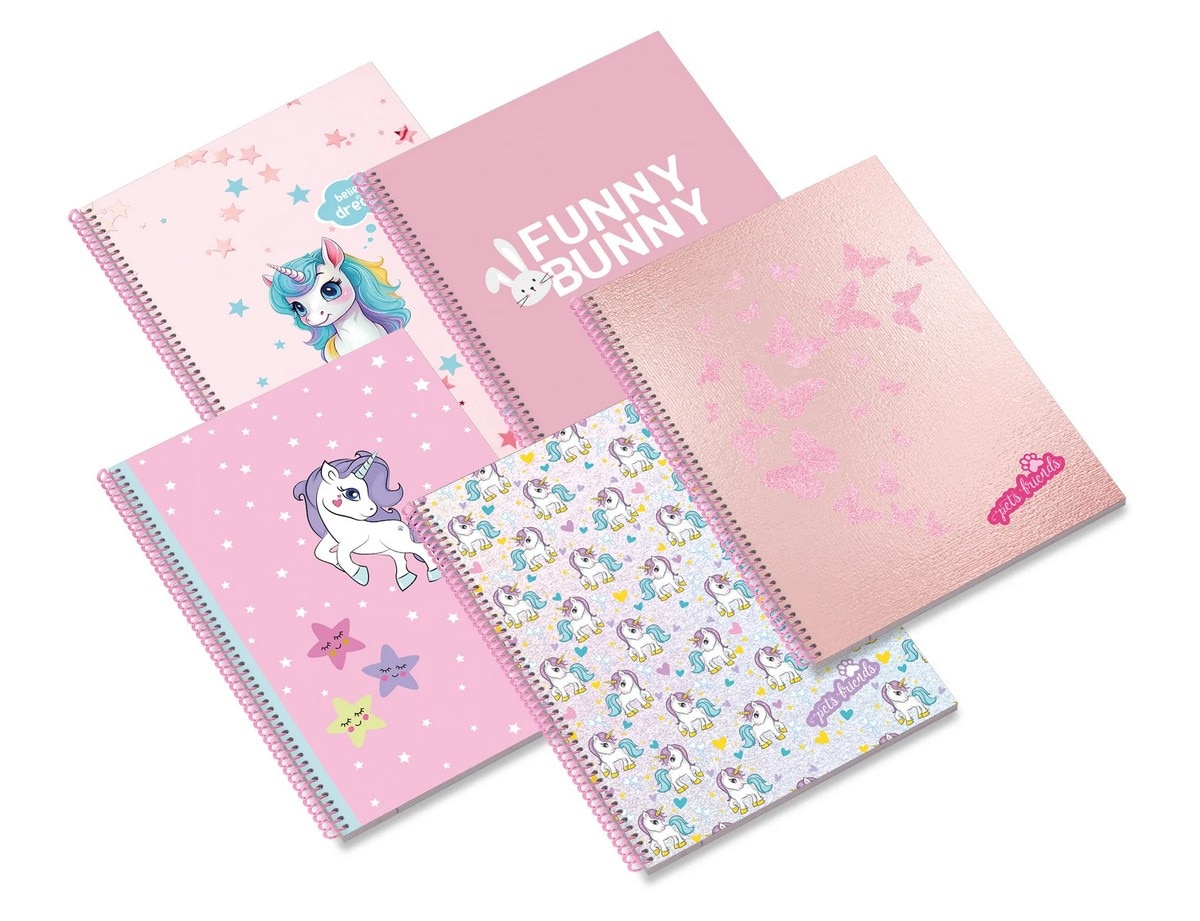 Caderno Espiral A4 80F Believe in Dreams Quadriculado 6