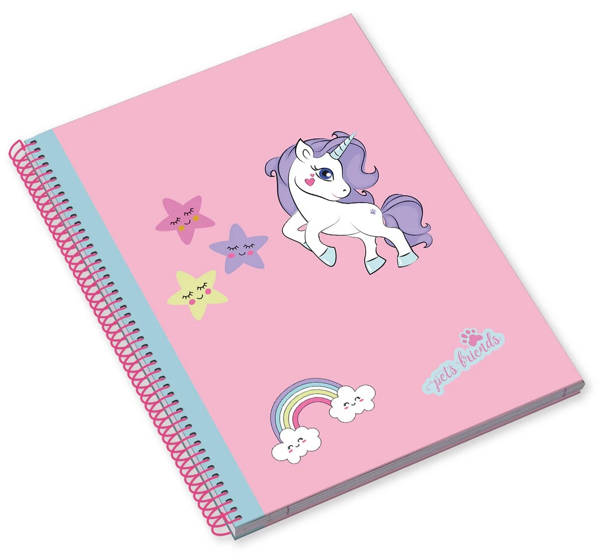 Caderno Espiral Capa Dura A5 80F 90G Believe in Dreams Pautado 5