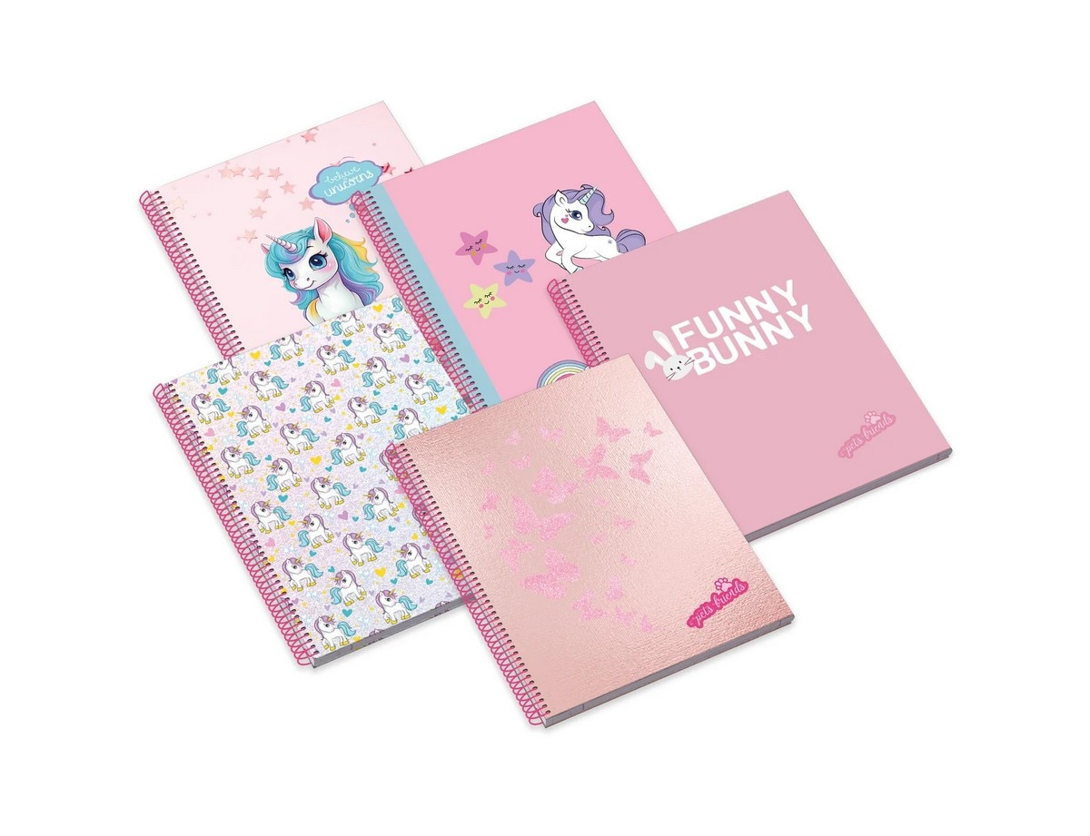 Caderno Espiral Capa Dura A5 80F 90G Believe in Dreams Pautado 6