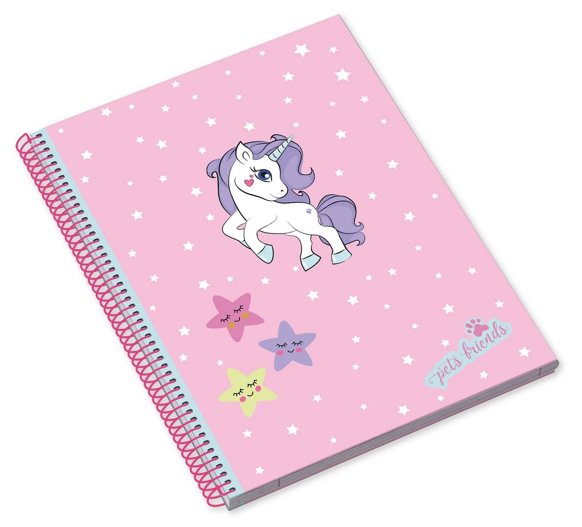 Caderno Espiral Capa Dura A4 80F 90G Believe in Dreams Pautado 5