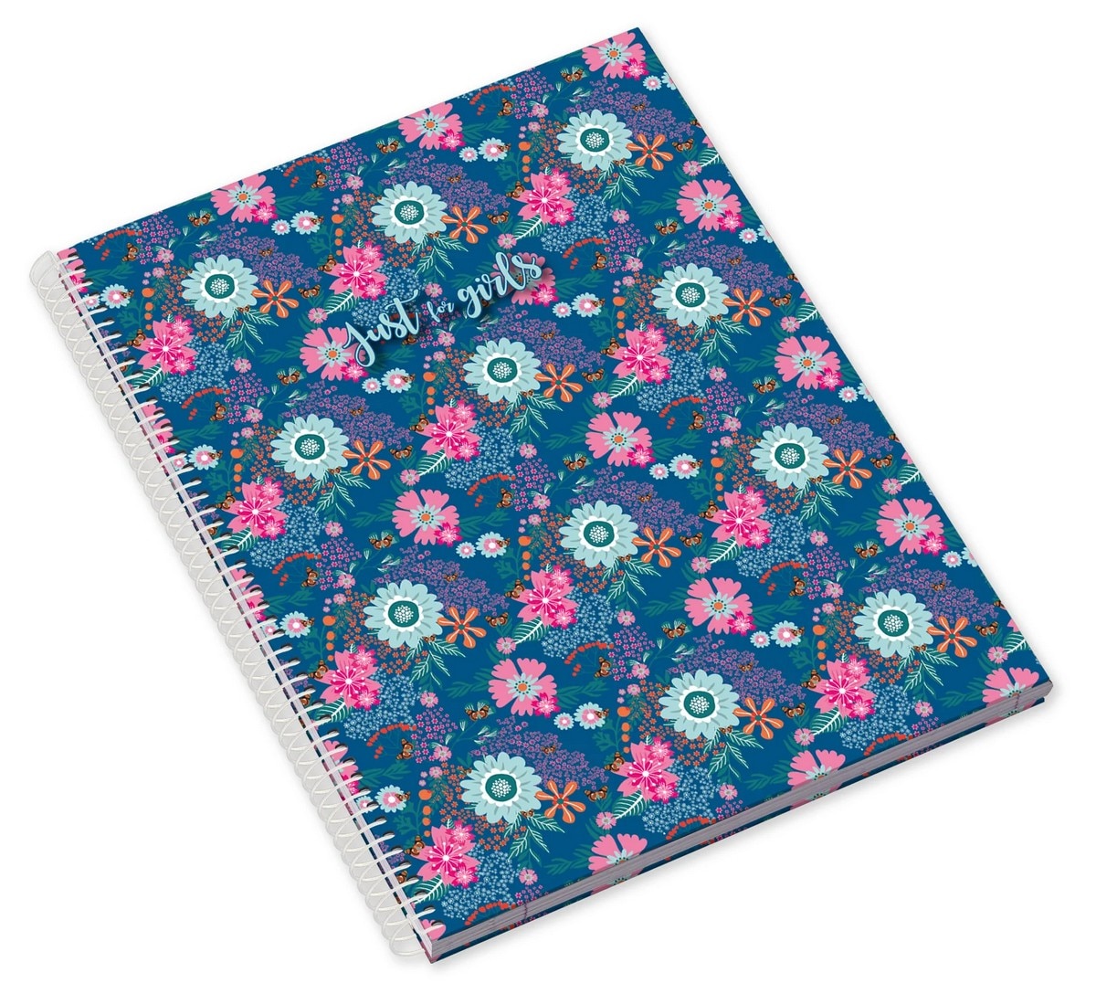 Caderno Espiral Capa Dura A5 80F 90G Just4Girls Pautado 24 Ambar 2