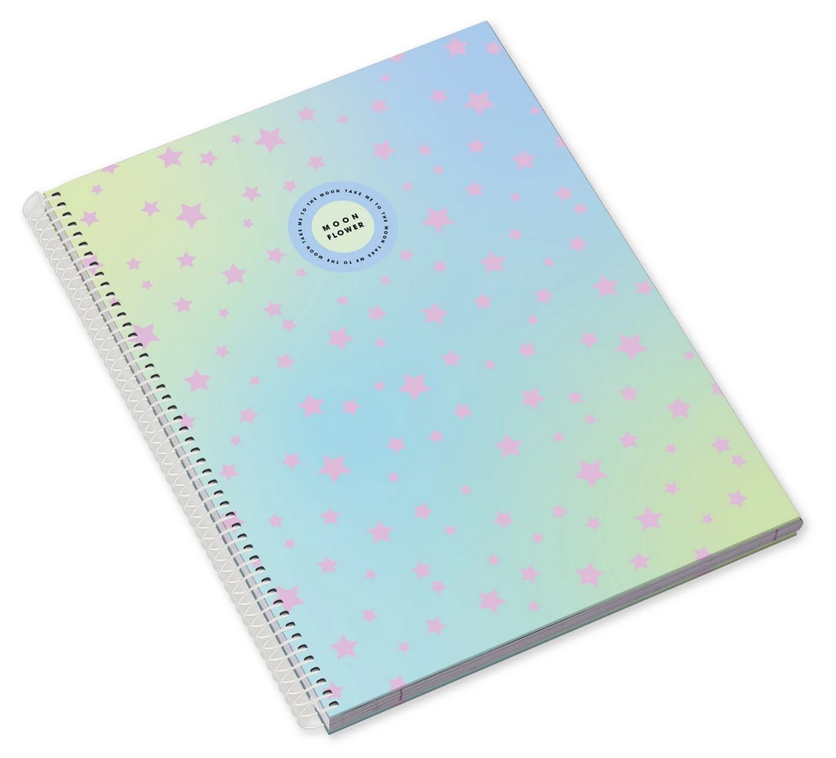 Caderno Espiral Capa Dura A4 80F 90G Teen Moonflower Quadriculado 24 Ambar 3