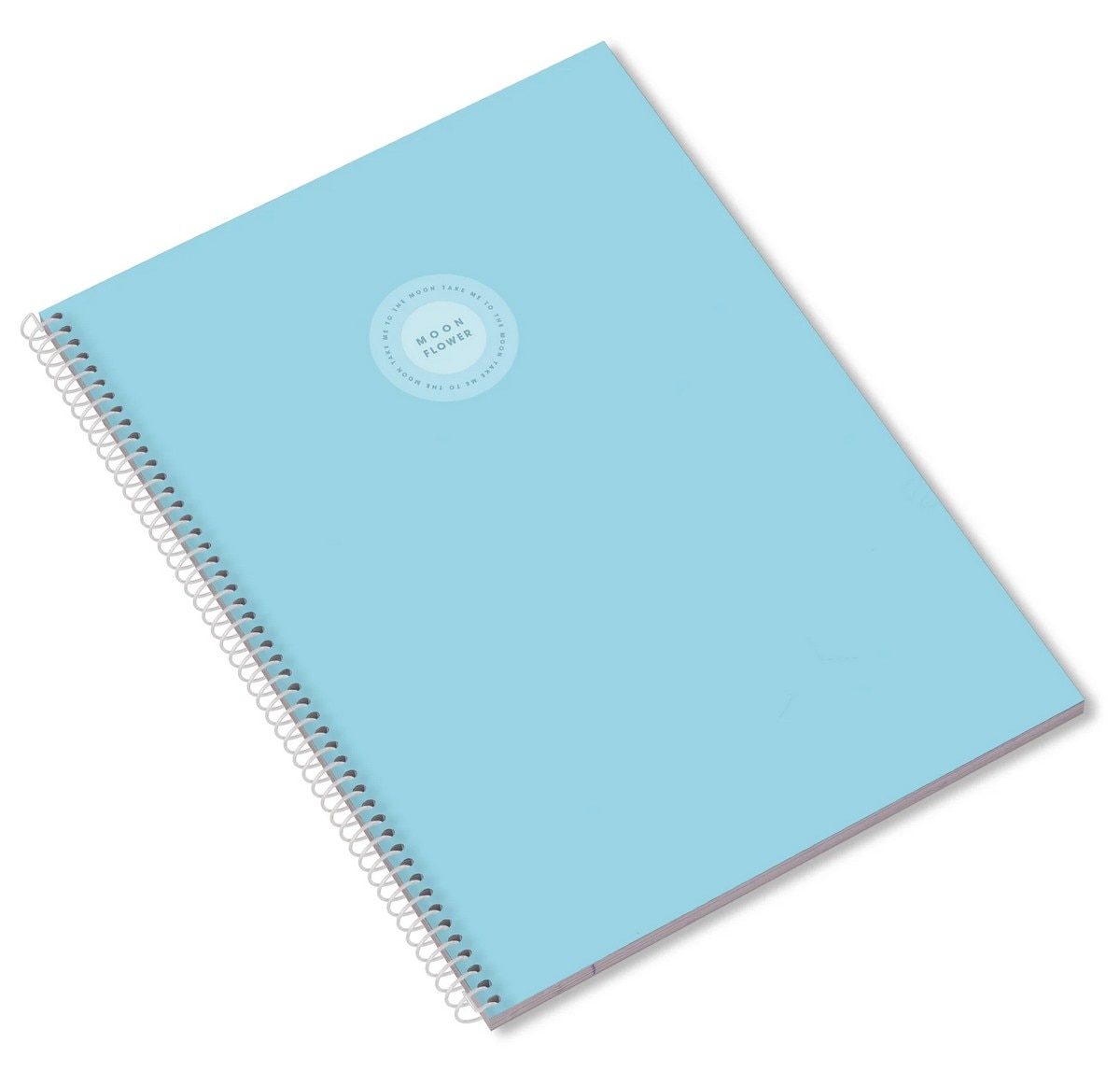 Caderno Espiral A4 80F Campus Moonflower Quadriculado 24 Ambar 3