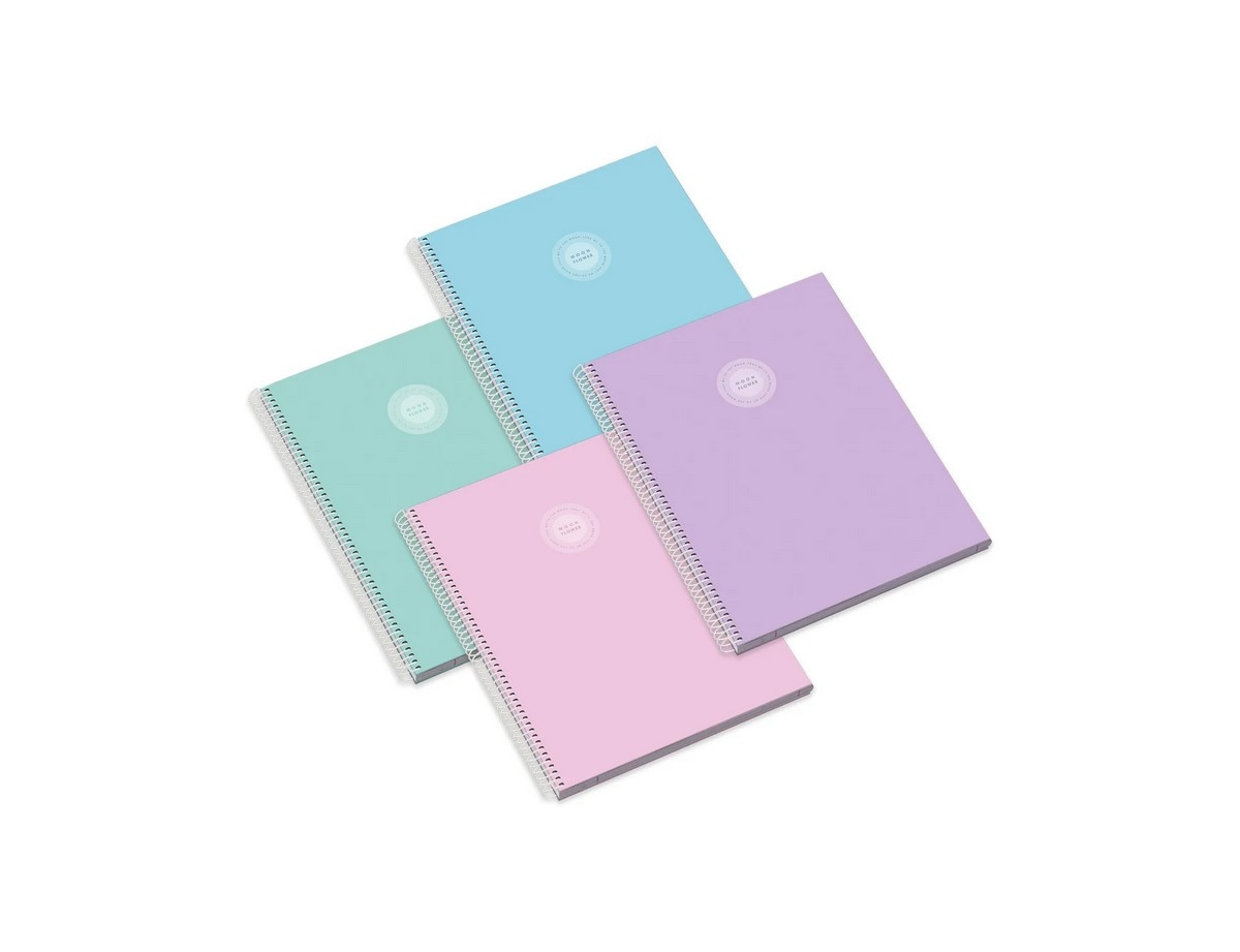 Imagem 0 de Caderno Espiral Capa Dura A5 80F 90G Campus Moonflower Pautado 24  Ambar