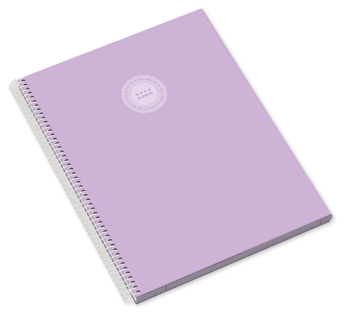 Caderno Espiral Capa Dura A5 80F 90G Campus Moonflower Pautado 24  Ambar 2