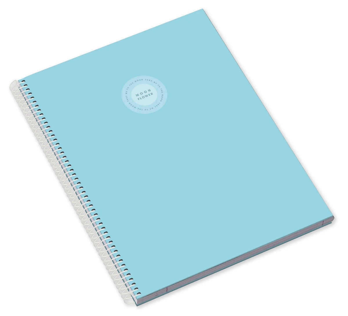 Caderno Espiral Capa Dura A5 80F 90G Campus Moonflower Pautado 24  Ambar 5
