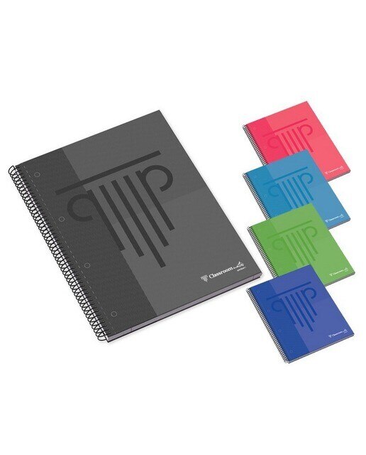 Caderno Espiral ClassroomMates Capa Dura Whiteboard A5 100F 90G Pautado Ambar 1