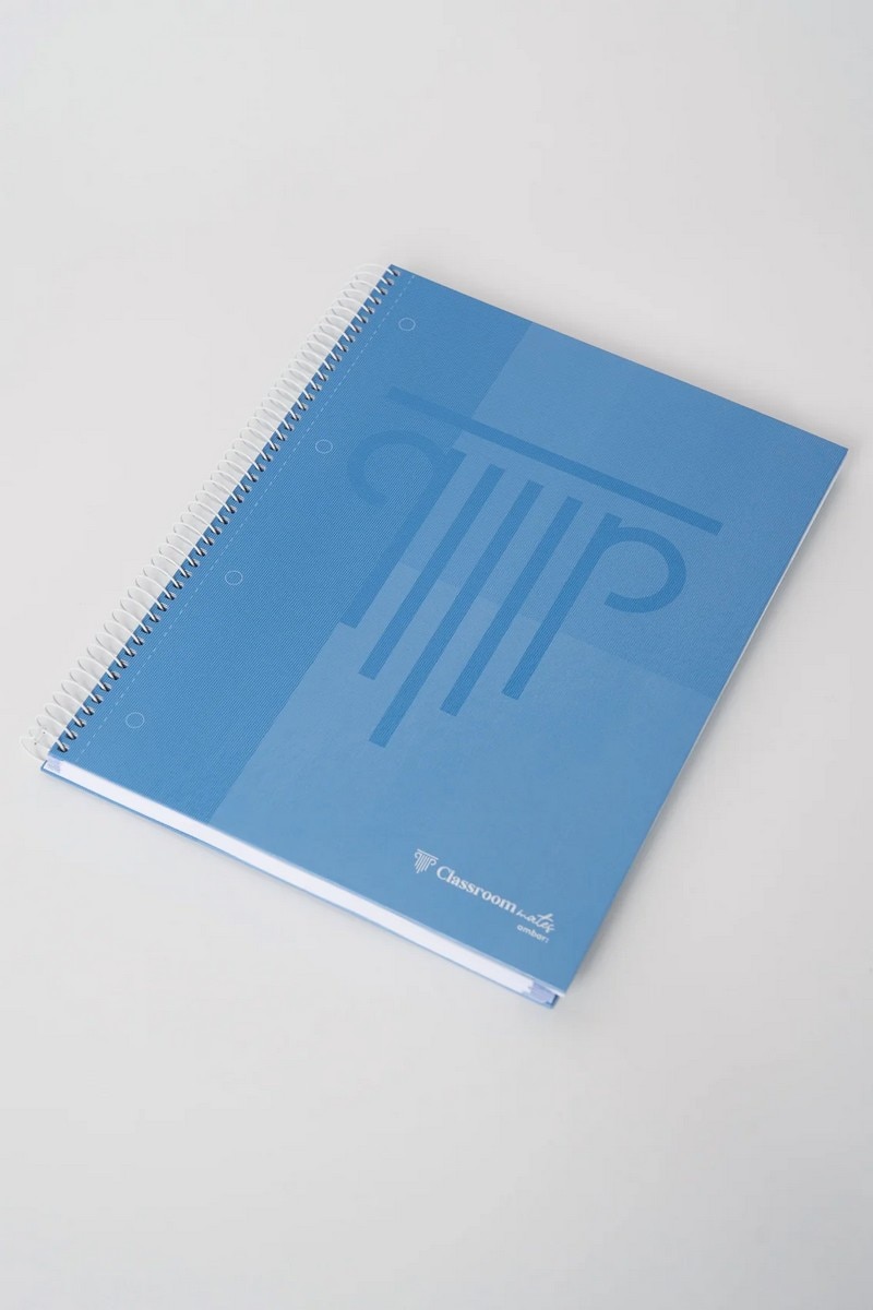Caderno Espiral ClassroomMates Capa Dura Whiteboard A4 100F 90G Pautado 1