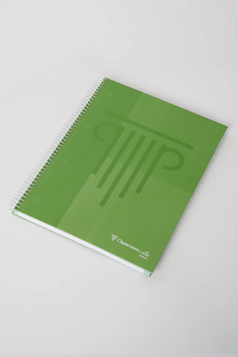Caderno Espiral ClassroomMates Capa Dura Whiteboard A4 100F 90G Pautado 4