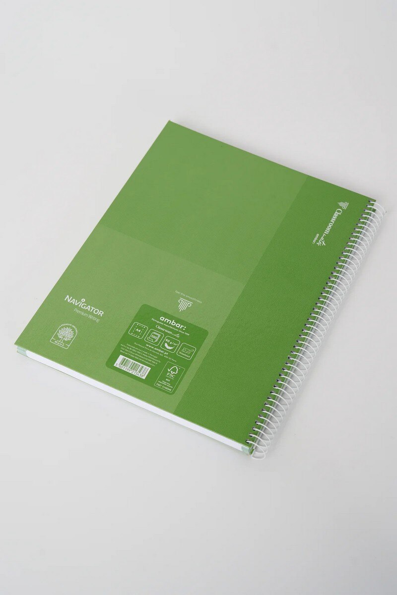 Caderno Espiral ClassroomMates Capa Dura Whiteboard A4 100F 90G Pautado 5