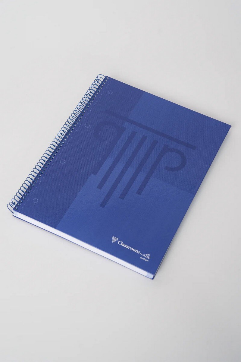 Caderno Espiral ClassroomMates Capa Dura Whiteboard A4 100F 90G Pautado 8