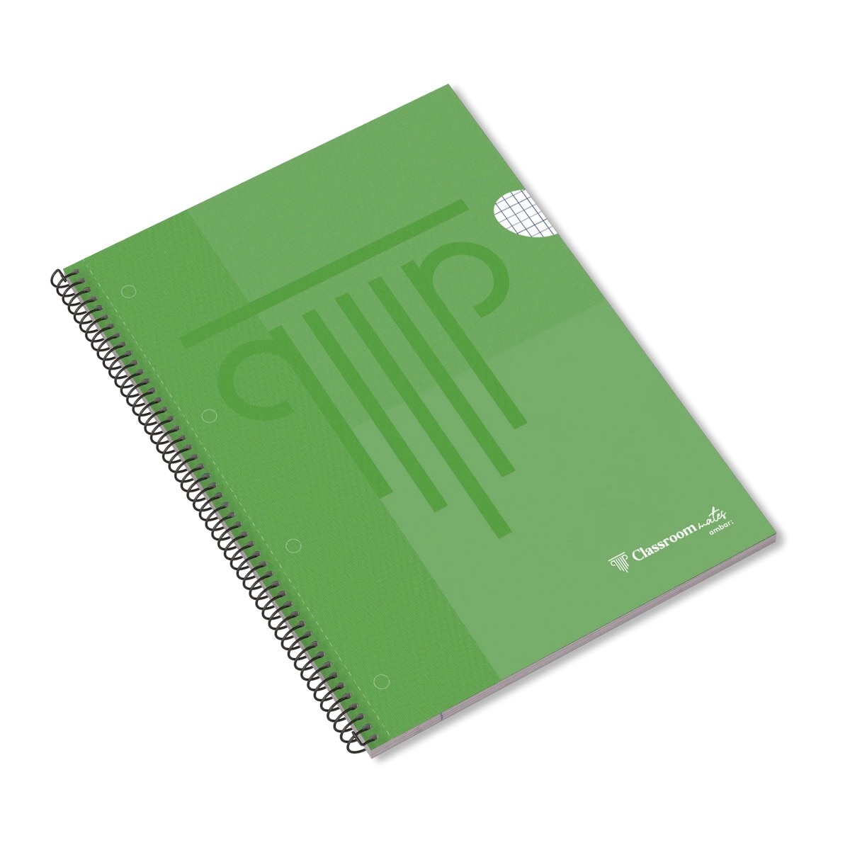Caderno Espiral PP A4 100F 90G Classroom Mates Quadriculado 3