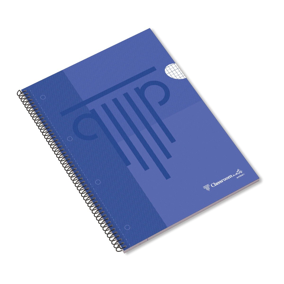 Caderno Espiral PP A4 100F 90G Classroom Mates Quadriculado 4
