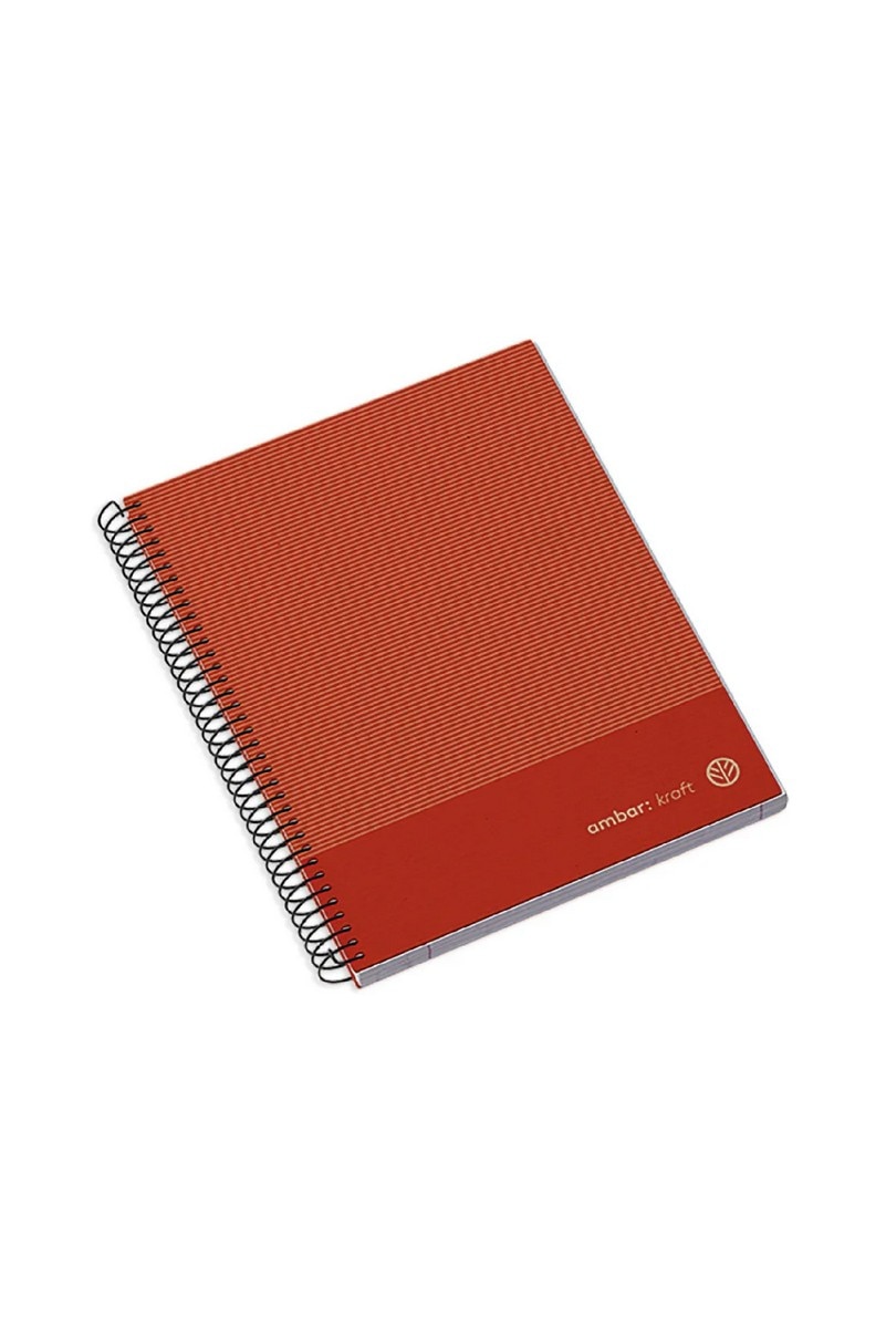 Imagem 0 de Caderno Espiral Kraft Capa Dura A5 Quadriculado