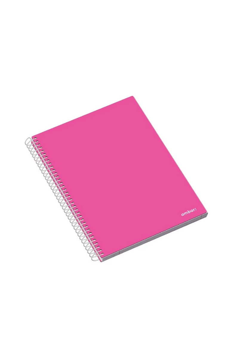 Caderno Espiral Ambar School Capa Dura A5 Pautado 1