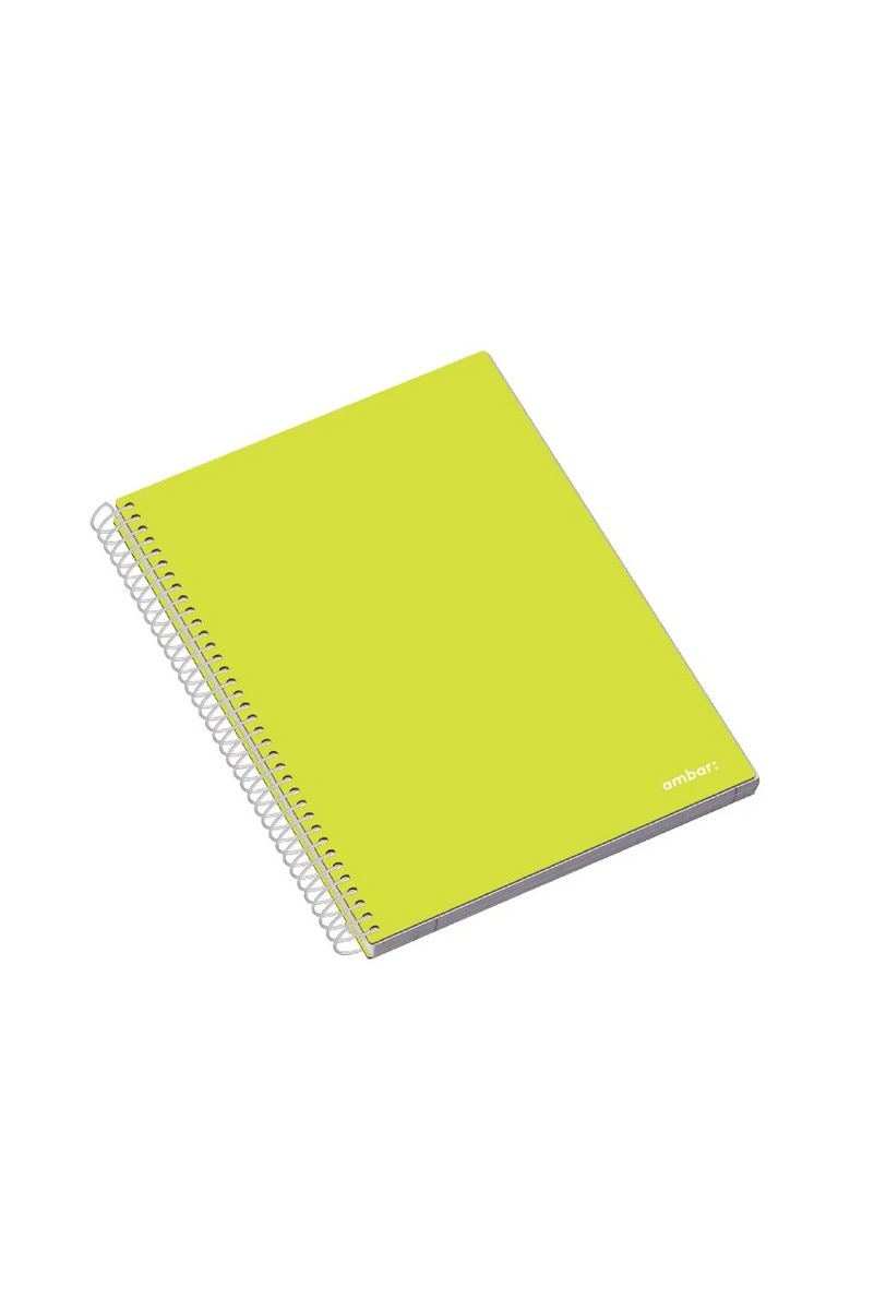 Caderno Espiral Ambar School Capa Dura A5 Pautado 2