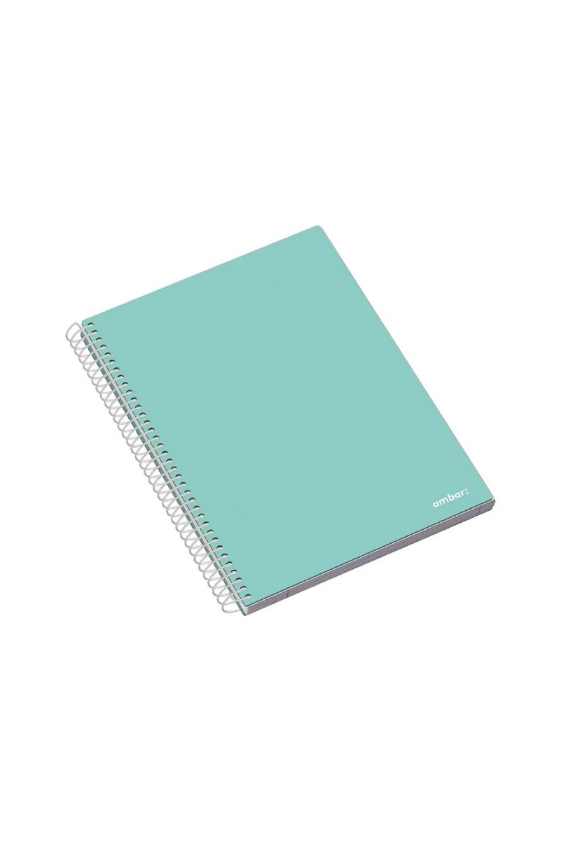 Caderno Espiral Ambar School Capa Dura A5 Pautado 3