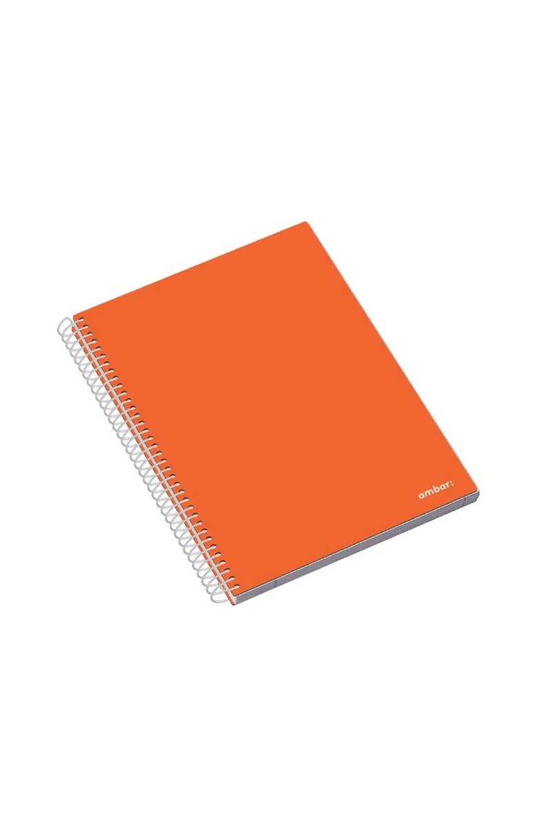 Caderno Espiral Ambar School Capa Dura A5 Pautado 5