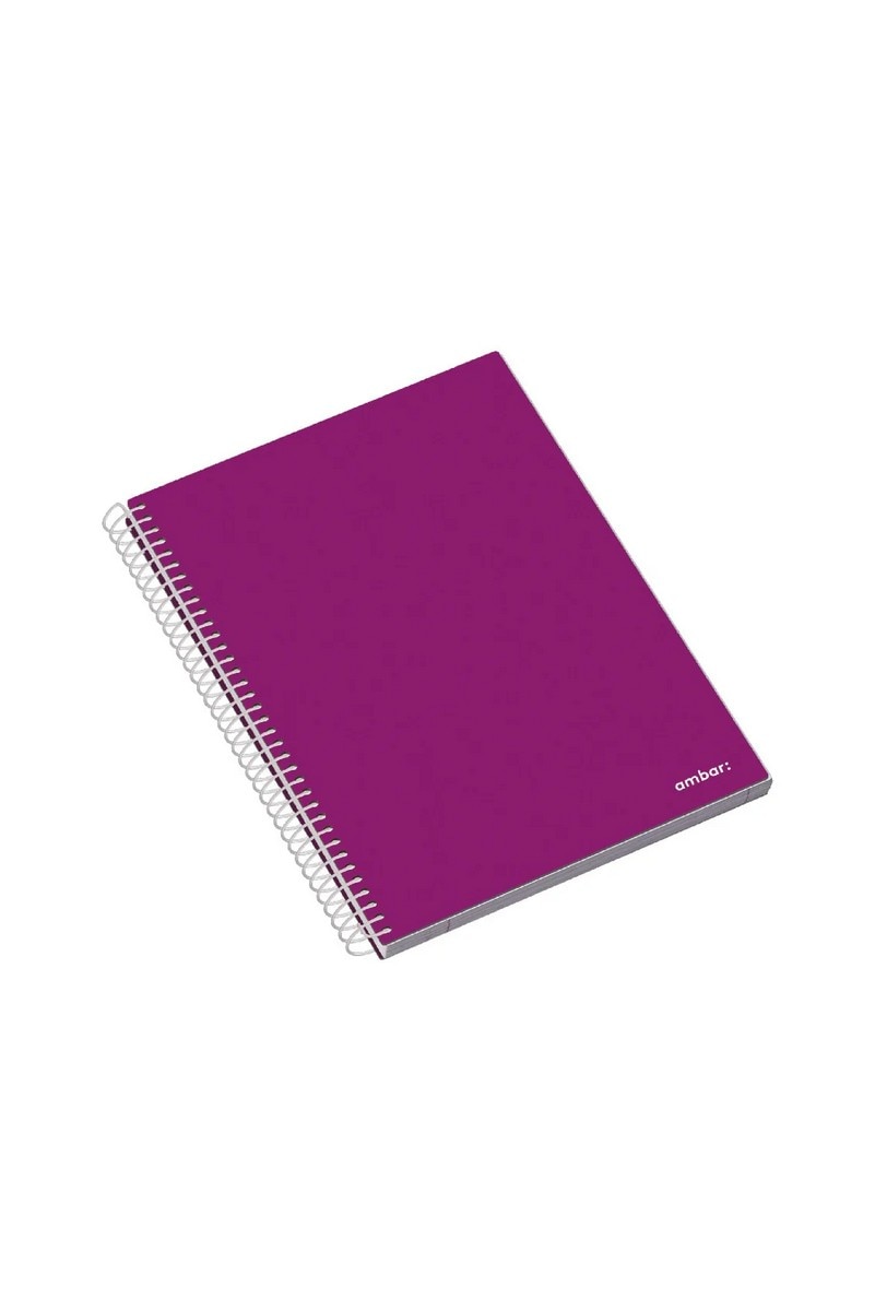 Caderno Espiral Ambar School Capa Dura A5 Pautado 6