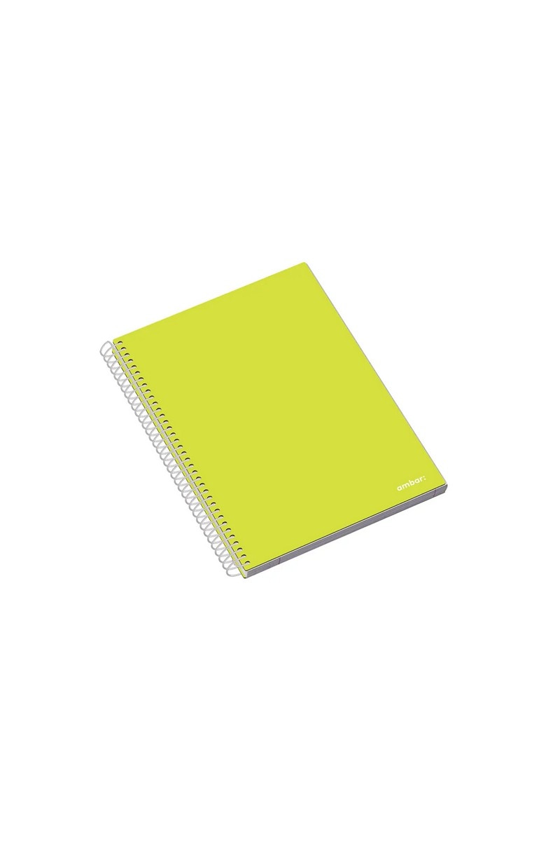 Caderno Espiral Ambar School Capa Dura A5 Quadriculado 2