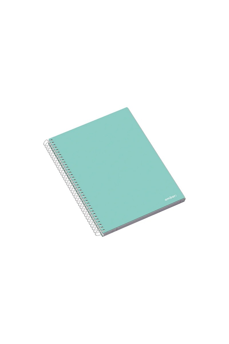 Caderno Espiral Ambar School Capa Dura A5 Quadriculado 3