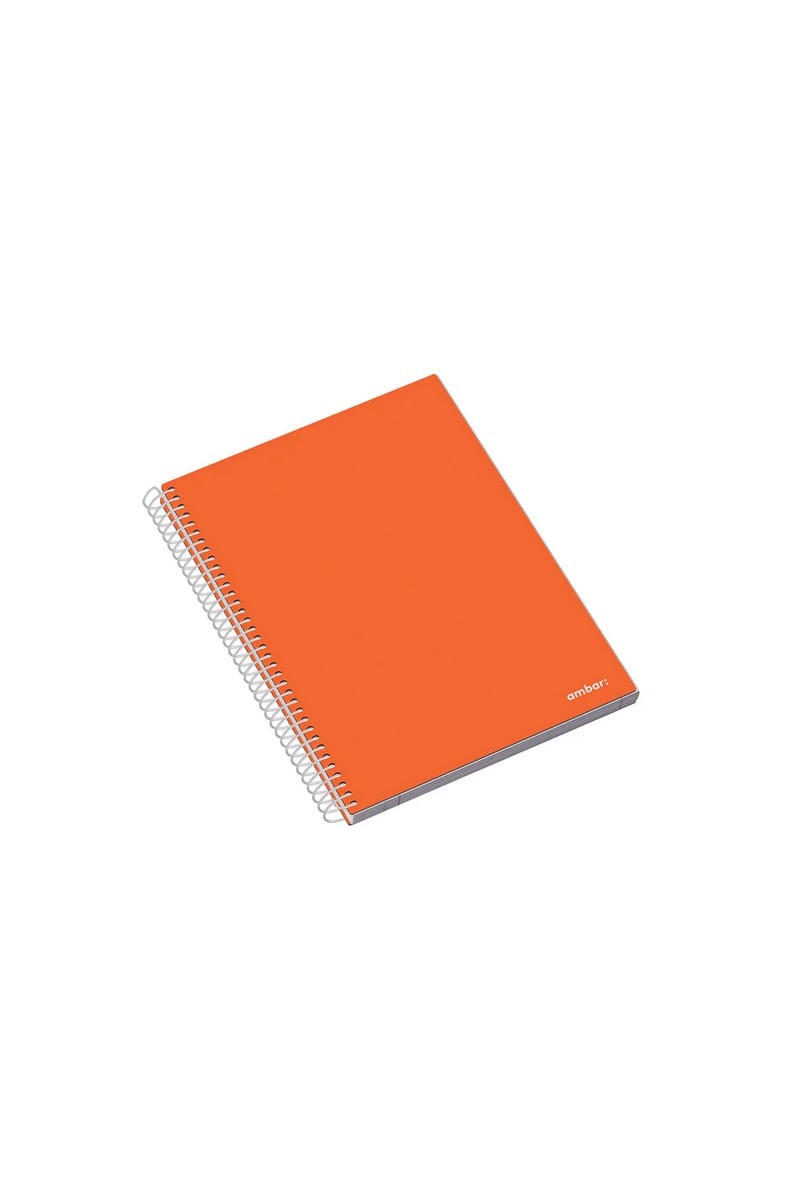Caderno Espiral Ambar School Capa Dura A5 Quadriculado 5