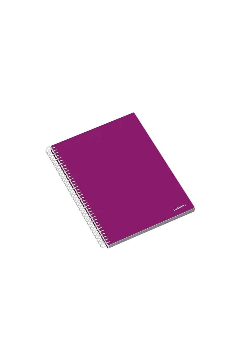 Caderno Espiral Ambar School Capa Dura A5 Quadriculado 6