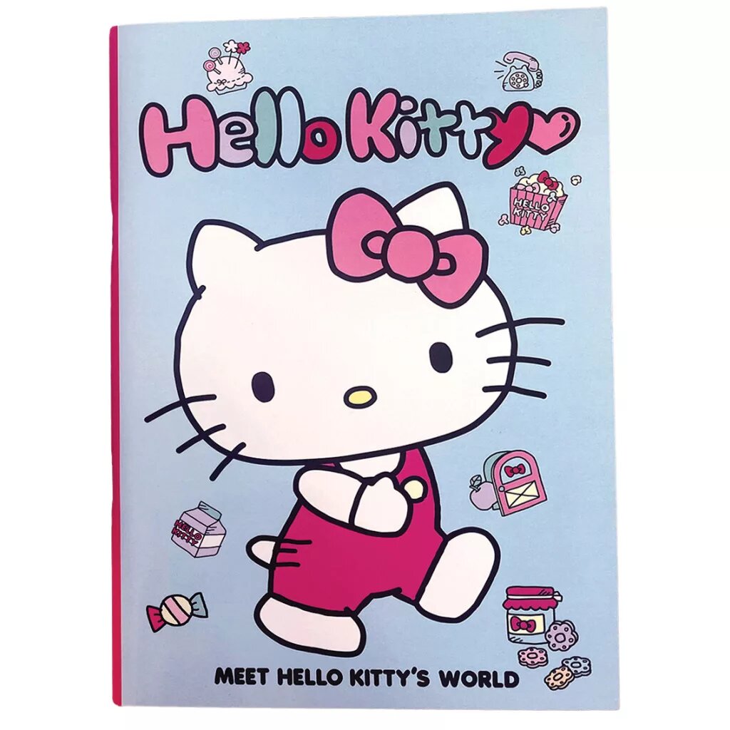 Imagem 0 de Caderno Pautado Hello Kitty com 40 páginas