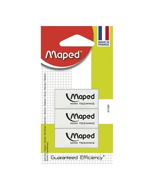 Imagem 0 de Pack 3 Borrachas Mini Technic Maped
