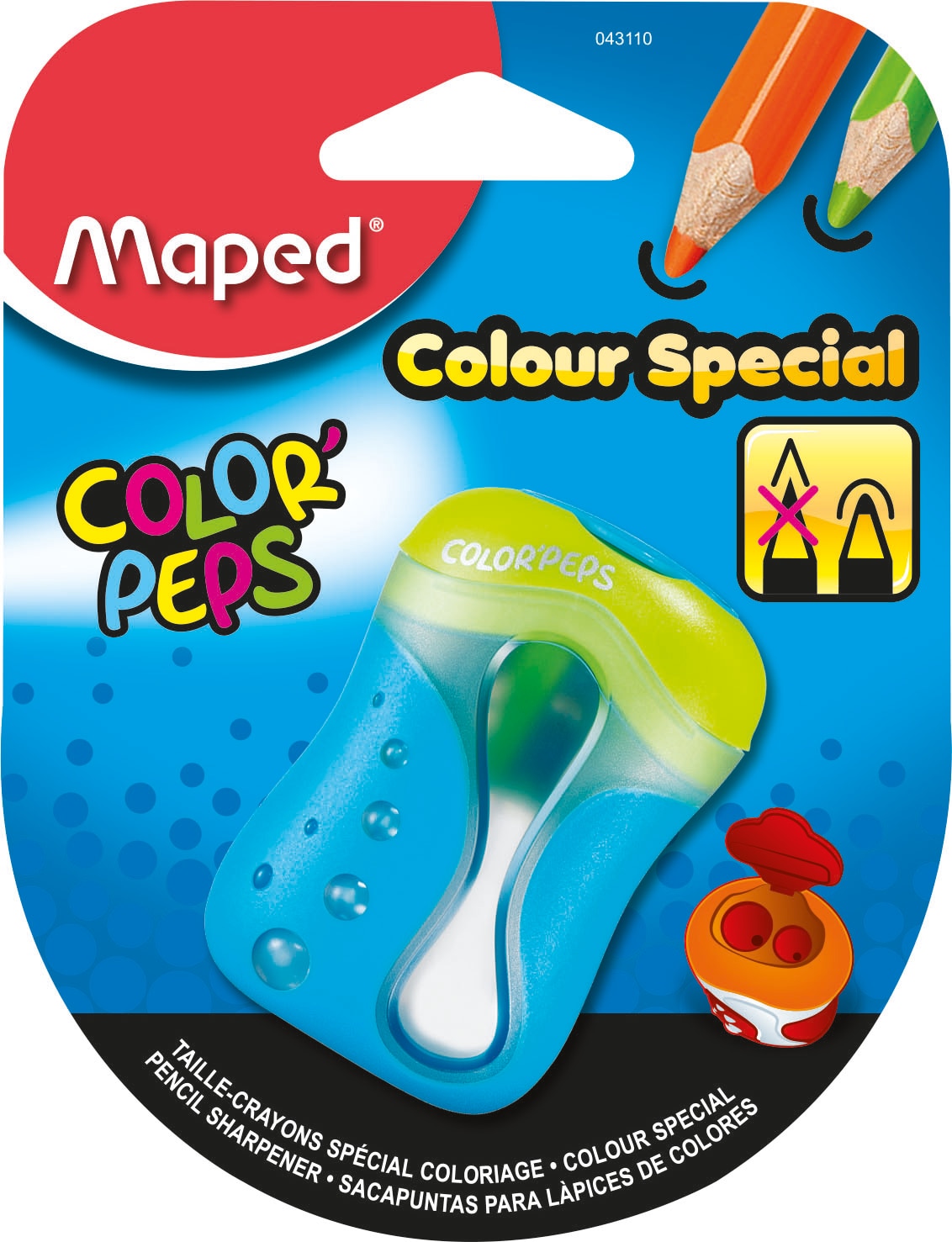 Imagem 0 de Afia Duplo Color Peps Maped