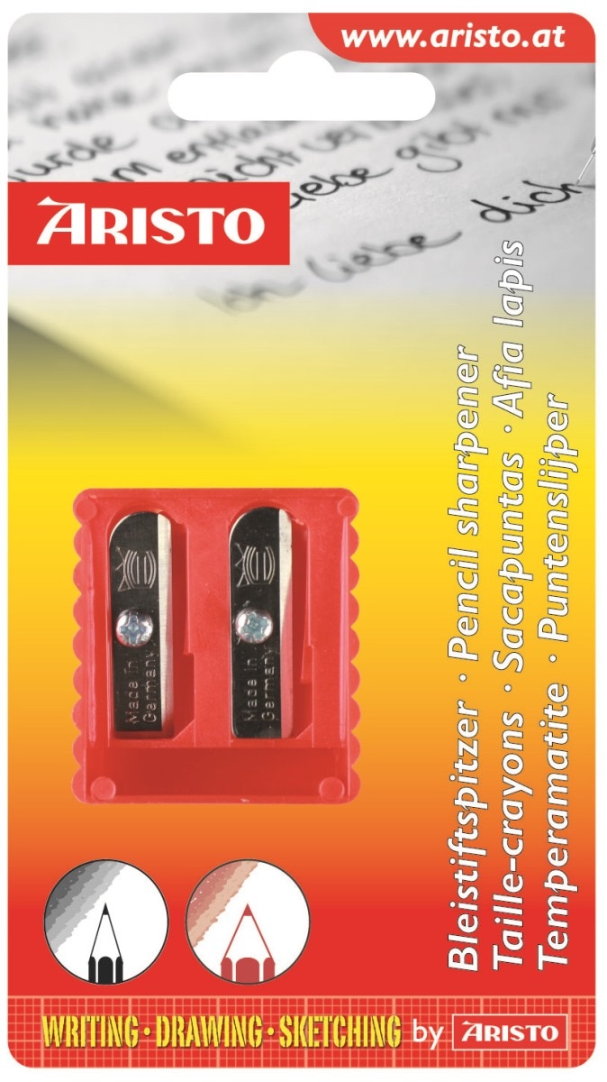 Afia-Lápis Duplo de Plástico Aristo Cores Sortidas - 1 unidade 1