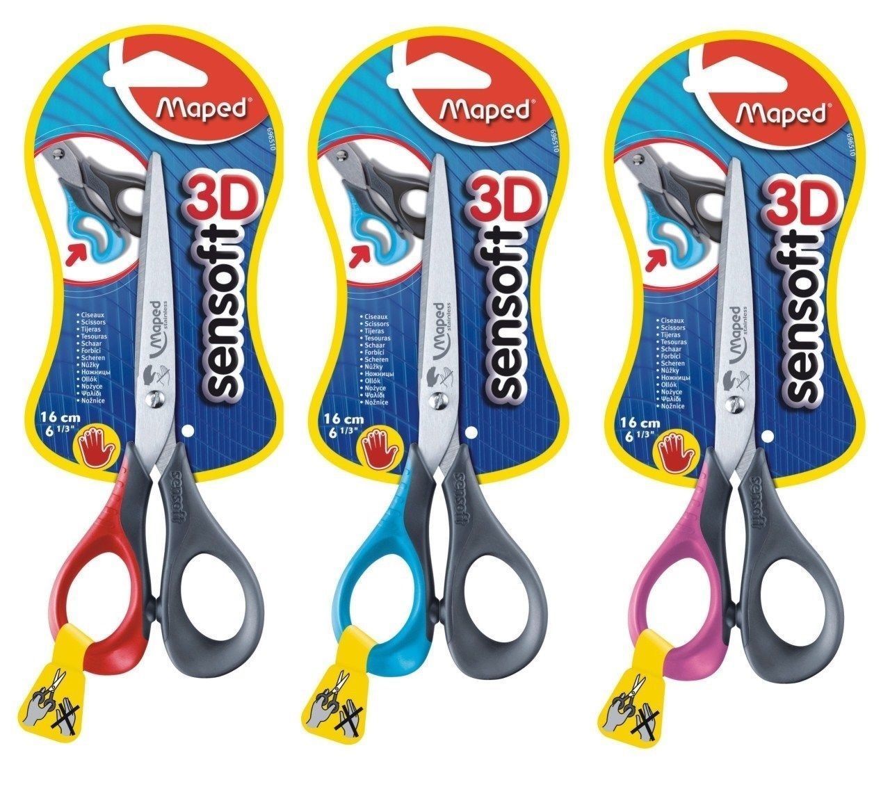 Imagem 0 de Tesoura Sensoft 16cm - Artigo Sortido. Envio realizado de forma aleatória