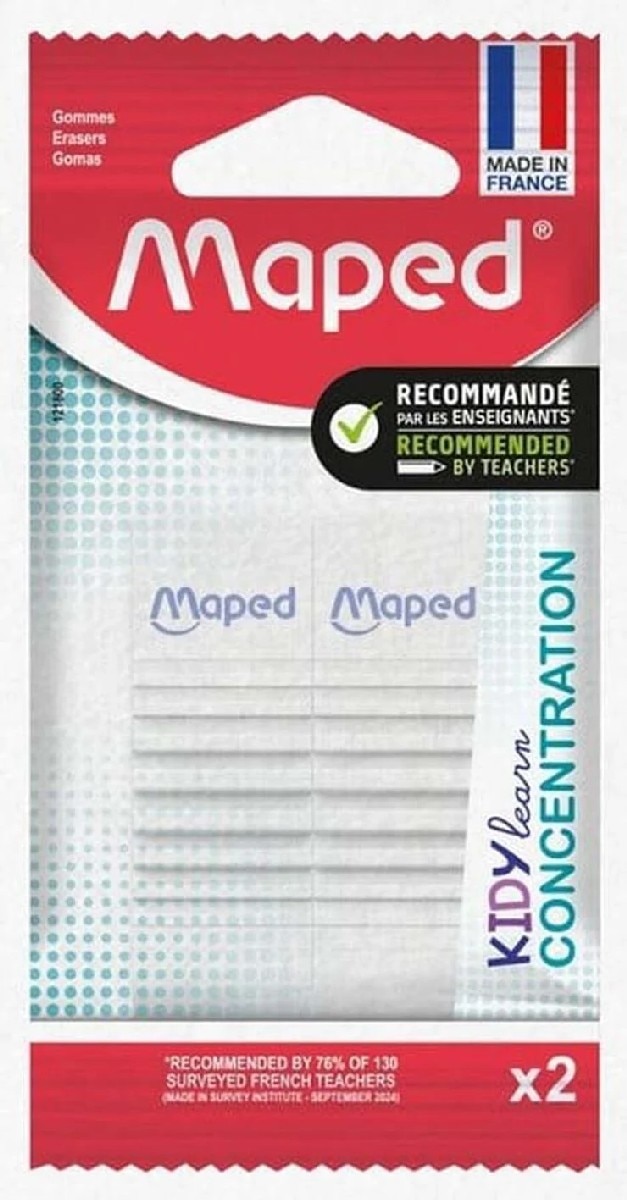 Imagem 0 de Borracha Maped Kidy Learn Concentration - 2 Unidades
