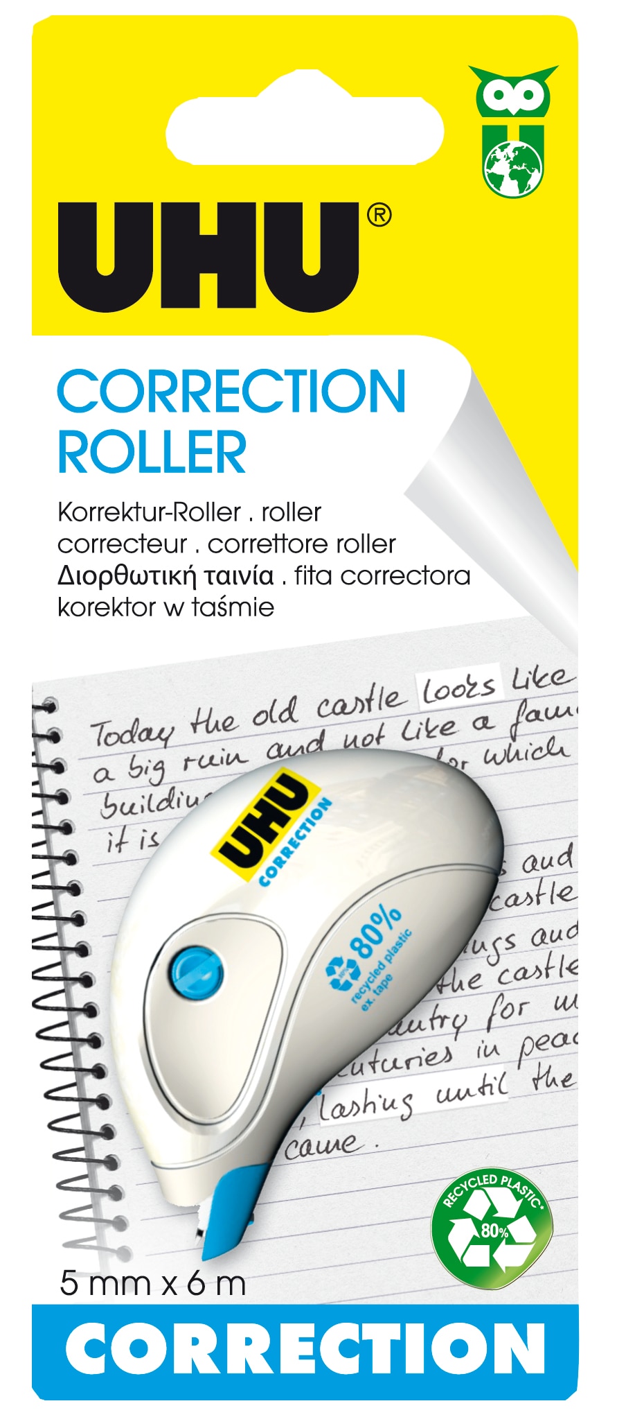 Imagem 0 de Corrector UHU Roller Mini - 6m